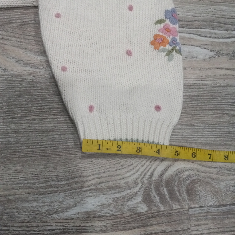 Jennifer Reed Floral Embroidered Sweater - Picture 12 of 14